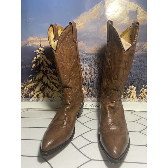 Dan Post 2111 J Size 10 B Mens Brown Leather Boots main image 9